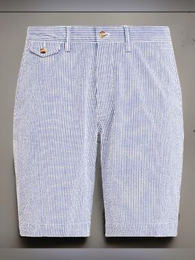 Polo Ralph Lauren Stretch Classic Fit Seersucker Shorts Big & Tall